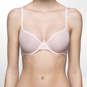 NWT Calvin Klein Sheer Lightly Lined Demi Bra